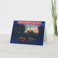 Romantic Fourth of July Card for Couples