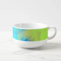 Abstract Art Brushstrokes Soup Mug