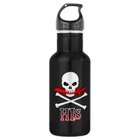 Pirate His Stainless Steel Water Bottle