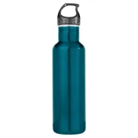 Electric Blue Stainless Steel Water Bottle Add Own