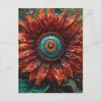 Sunflower with an Eyeball Postcard