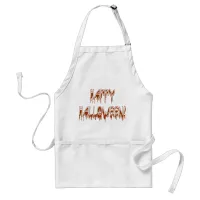 Halloween Suffering Text Adult Apron