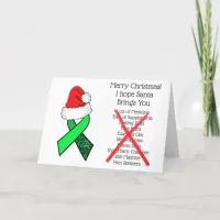 Merry Christmas Lyme Disease Cure Holiday Card