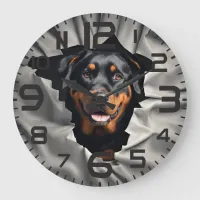 Rottweiler Wall Clock