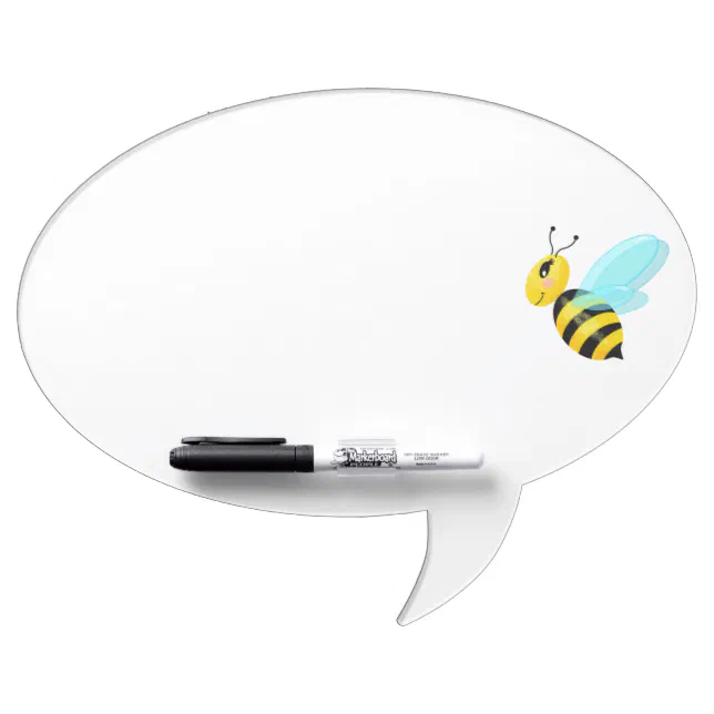 Dry Happy Bee Erasable Table Dry Erase Board