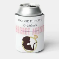 Secret Agent License Party Bachelorette Itinerary Can Cooler