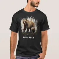 *~* PAPA BEAR Cubs AP86 artsy Father's Day Gift T-Shirt