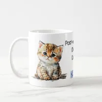 Cute Post-menopausal Childless Cat Lady for Kamala Coffee Mug