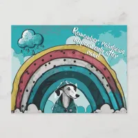 Rainbows Appear Only After Rain Postcard