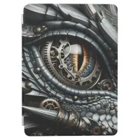 Steampunk Dragon Eye Closeup Ai Art iPad Air Cover