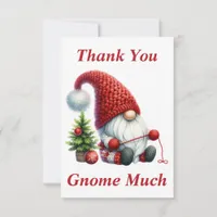 Christmas Gnome Thank You Card