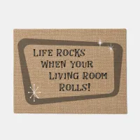 Life Rocks When Your Living Room Rolls, RV Doormat