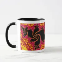 Flamboyant fractal mug