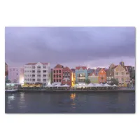 Curacao: Willemstad in purple Dusk Tissue Paper