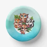 It's a Boy | Woodland Creatures Baby Shower Paper Bowls