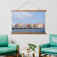Colorful Houses of Willemstad, Curacao Hanging Tapestry