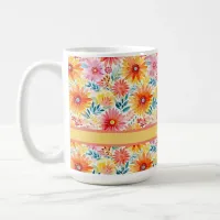 Colorful Daisies Coffee Mug