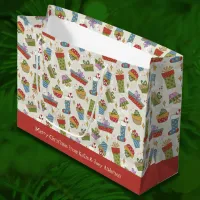 Whimsical Christmas Gifts Large Gift Bag