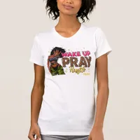 Spiritual Black Woman with Divine Grace T-Shirt