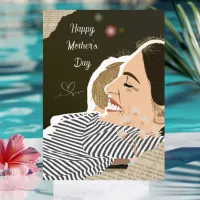 Mother & Son Happy Mother's Day Greeeting Card