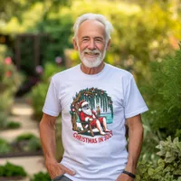 Jolly Santa Enjoying A Beer T-Shirt