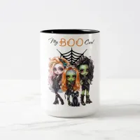 "My Boo Crew"  Two-Tone Coffee Mug