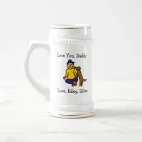 Upload Your Child's Artwork | Cute Father's Day  Beer Stein