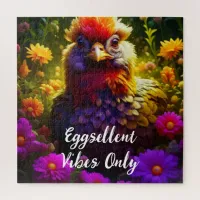 Eggsellent Vibes Only | ... Art Jigsaw Puzzle