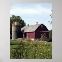 Perfect Red Barn Poster