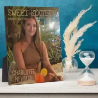 Unique Sweet Sixteen Birthday Photo Magazine 8x10  Plaque