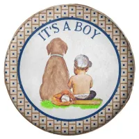 Baby Boy and Dog Baseball Themed Baby Shower Chocolate Covered Oreo