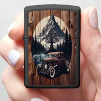 Mountain Road Hot Rod Zippo Lighter