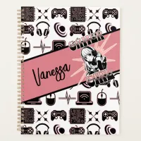 Personalized Gamer Girl | Gaming  Planner