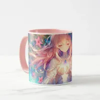 Magical Ethereal Anime Girl  Mug