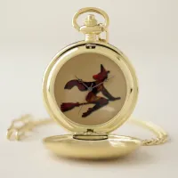 Witching Hour Silhouette Pocket Watch