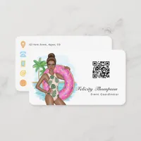 Event Coordinator QR Code Business Card