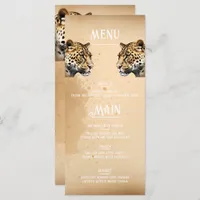 "Wild Elegance: The Leopard Invitation" Menu