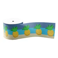 Kids Hawaiian Luau Party Grosgrain Ribbon