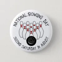 National Bowling Day Button