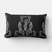 Elegant Ornate Goth Design Pillow