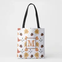 Personalized Fall Tote Bag