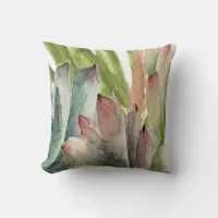 Cactus Neutral Throw Pillow