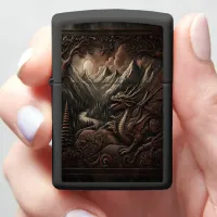 Dragon's Moonlight Vigil Zippo Lighter