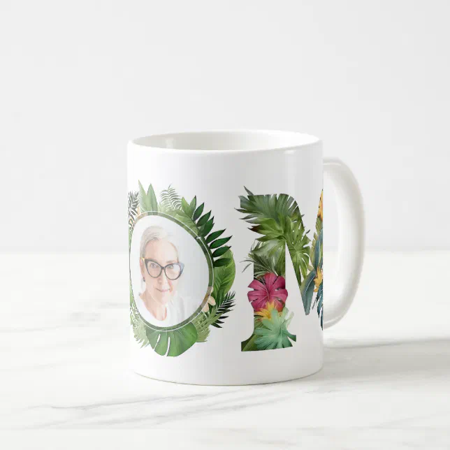 MOM Tropical Picture Frame | Mother's Day Gift Coffee Mug