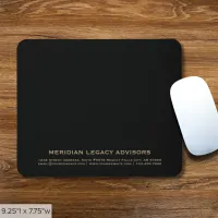 Classic Black and Gold Company Mousepad