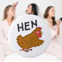 Hen party badge pin for bride to be