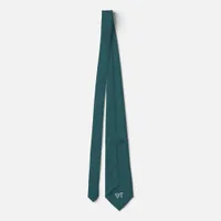 Personalised Dark Spruce Wedding Groom Neck Tie