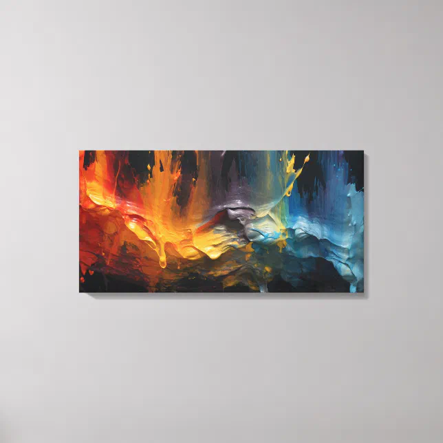 Cresting Wave oil painting Canvas Print