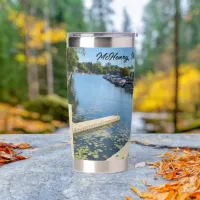 McHenry, Illinois Fox River Boatway Insulated Tumbler