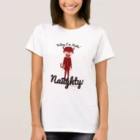 Feeling Naughty Devil Cartoon T-Shirt